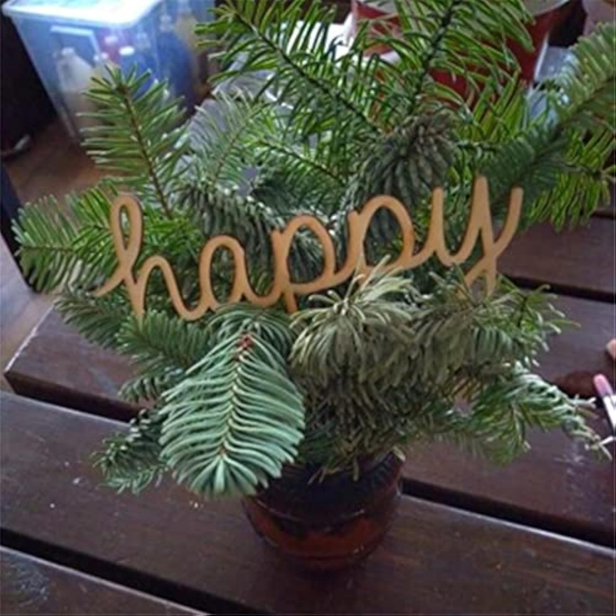 Creative Wood Words Alphabets for Family Tree Decor